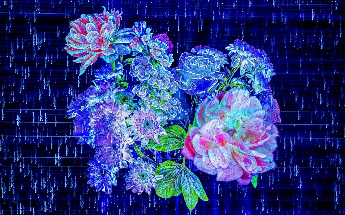 Floraisons au cœur du code stellaire - Idealart